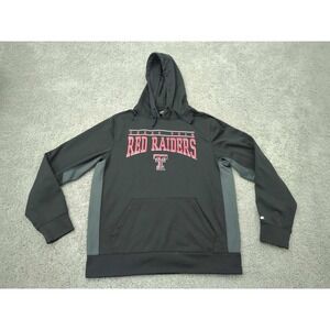 Texas Tech Red‎ Raiders Hoodie Mens Large NCAA Colosseum Black